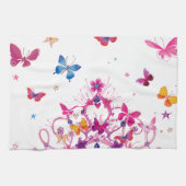 ラブリーインフィニティバタフライ キッチンタオル (横)