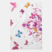 ラブリーインフィニティバタフライ キッチンタオル (縦)