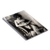 ラブリーインレースセクシーウーマンランジェリーヴィンテージピンアップ ノートブック (右側)