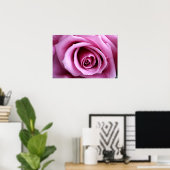 ラブリーイン薄紫 ポスター (ホームオフィス)