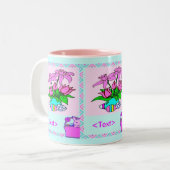 ラブリーイースターマグ ツートーンマグカップ (正面左)