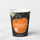 ラブリーウォータカラーハロウィンキッズコスチュームパーティー 紙コップ (裏面)