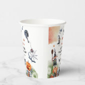 ラブリーウォータカラー子供の誕生日ハロウィーン 紙コップ (右)