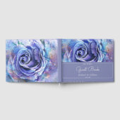 ラブリーウォーターカラーバラ ゲストブック (全面)