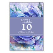 ラブリーウォーターカラーバラ テーブルナンバー (裏面)