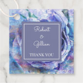 ラブリーウォーターカラーバラ フェイバータグ (正面)