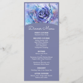 ラブリーウォーターカラーバラ メニュー