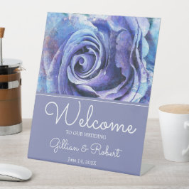 ラブリーウォーターカラーバラ 台座サイン