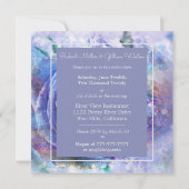 ラブリーウォーターカラーバラ 招待状 (裏面)