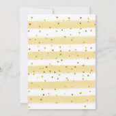 ラブリーウォーターカラーフラワーベビーシャワー招待状 招待状 (裏面)