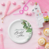 ラブリーウォーター色の緑の紙プレート ペーパープレート (パーティー)