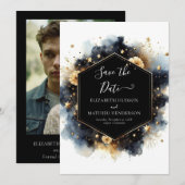 ラブリーウォーター色シナ結婚ス セーブザデート (正面/裏面)