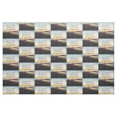 ラブリーエレミヤ29:11日の出の写真 ファブリック (ファットクウォーター)