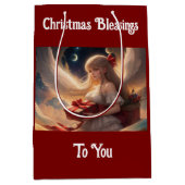 ラブリーエンジェルウィズプレゼント抱き枕 ミディアムペーパーバッグ (正面)