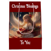 ラブリーエンジェルウィズプレゼント抱き枕 ミディアムペーパーバッグ (裏面)