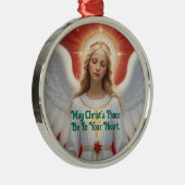 ラブリーエンジェルラウンドオーナメント メタルオーナメント (右)