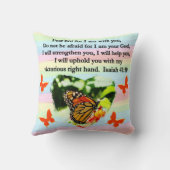 ラブリーオレンジバタフライイザヤ41:10デザイン クッション (裏面)