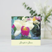 ラブリーオーキッド結婚式招待状 招待状 (スタンド正面)