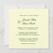 ラブリーオーキッド結婚式招待状 招待状 (裏面)