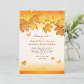 ラブリーオータム招待状 招待状 (スタンド正面)