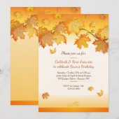 ラブリーオータム招待状 招待状 (正面/裏面)