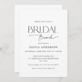 ラブリーカップルフォントブライダルブランチ 招待状 (正面/裏面)