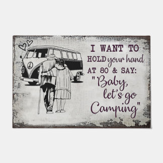 ラブリーカップル引用文マットシンプルデザイン ドアマット