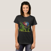 ラブリーカメ – ネルネーム Tシャツ (正面フル)