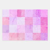 ラブリーカラフルなパステルトーンのプレイズ ラッピングペーパーシート (正面2)