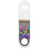 ラブリーカラフル誕生日アートプリント スピード栓抜き (裏面)