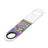 ラブリーカラフル誕生日アートプリント スピード栓抜き (裏面アングル)