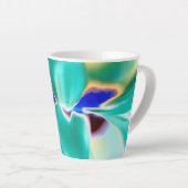 ラブリーカラープリントスモールラテマグ カフェラテマグ (右アングル)