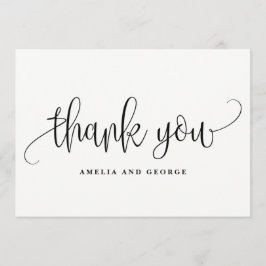 ラブリーカリグラフィーサンキューカード サンキューカード