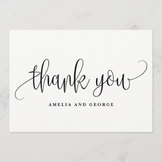 ラブリーカリグラフィーサンキューカード サンキューカード