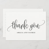 ラブリーカリグラフィーサンキューカード サンキューカード (正面/裏面)