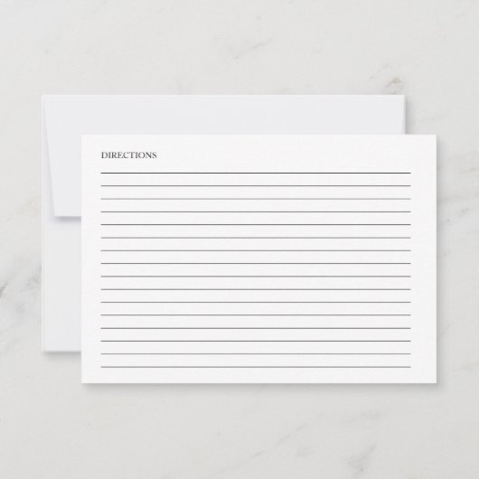 ラブリーカリフブライダルシャワーレシピカード (裏面)