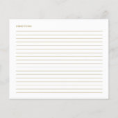 ラブリーカリフブライダルシャワーレシピカード (裏面)