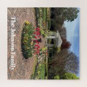 ラブリーガーデンホワイトガゼボ ジグソーパズル (横)