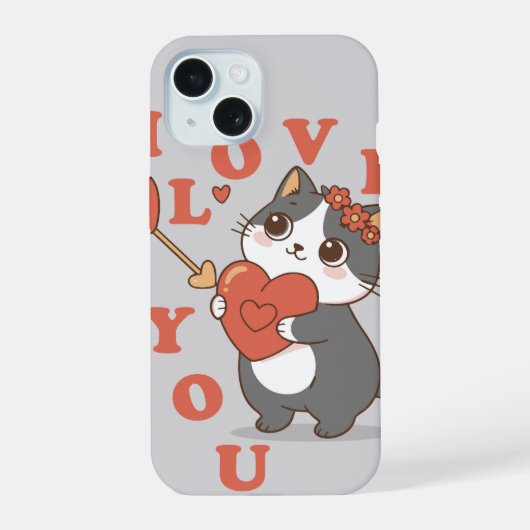 ラブリーキティ iPhone 15ケース (裏面)