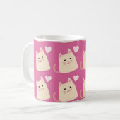 ラブリーキテンスムグバイリリア コーヒーマグカップ (正面左)