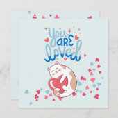 ラブリーキャッツバレンタイン シーズンカード (正面/裏面)