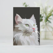 ラブリーキャットキッテンデザイン 出欠カード (スタンド正面)