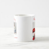 ラブリーキャンディーキャン |クリスマス・ファミリーの写真 コーヒーマグカップ (中央)