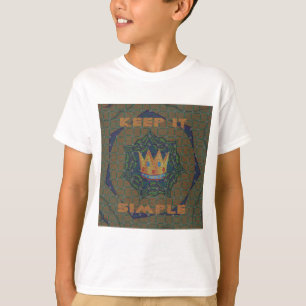 ラブリークラウンプリントベク保トルitシンプルデザイン tシャツ