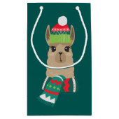 ラブリークリスマスアルパカ スモールペーパーバッグ (裏面)