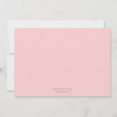 ラブリークロスフォトバプティスマ/《キリスト教》洗礼式や命名式招待状 招待状 (裏面)