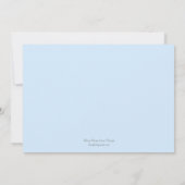 ラブリークロスフォトバプテスマ/《キリスト教》洗礼式や命名式招待状 招待状 (裏面)