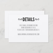 ラブリーク素朴ラフト結婚ズ詳細 エンクロージャーカード (正面/裏面)