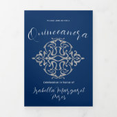 ラブリーグリッターキンセアニェラ 三つ折り招待状 (カバー)