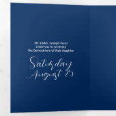 ラブリーグリッターキンセアニェラ 三つ折り招待状 (内部最初)